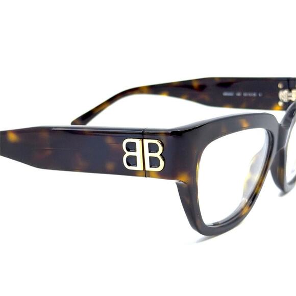 New, BALENCIAGA Eyeglasses BB0326O 002 Authentic